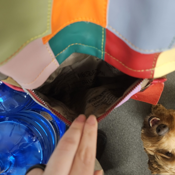 Colorful Patchwork Backpack - Picture 3 of 4